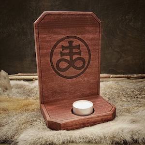 Leviathan Cross Candle Holder