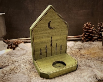 Lunar Forest Candle Holder