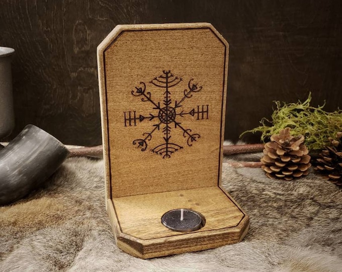 Icelandic Stave Candle Holder