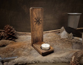 Slim Aegishjalmur Candle Holder