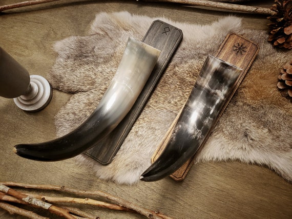 Slim Wood Horn Wall Sconce Etsy Australia
