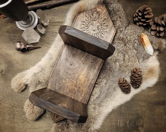 Sun and Moon Wall Altar