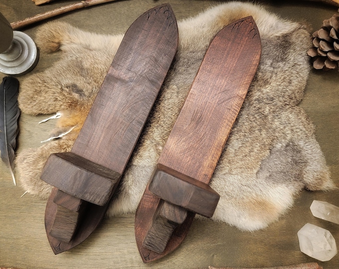 Featured listing image: Rustic Old Monastery Style Black Walnut Sconces