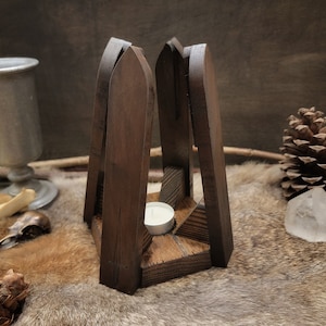 Rustic Temple Candle Holder II image 1