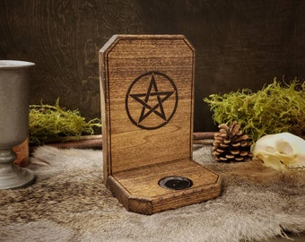 Pentacle Candle Holder