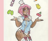 Candy: Pinup Lingerie print