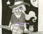 Witch: Fantasy Witchy art print