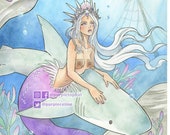 La Mer: Original Mermaid Art Print