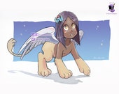 Nethi: Baby Sphinx Print