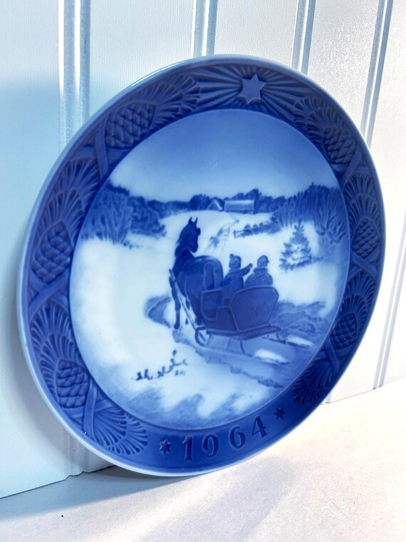ヴィンテージ ロイヤルコペンハーゲン クリスマス 1964年 プレート