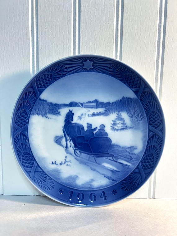 ヴィンテージ ロイヤルコペンハーゲン クリスマス 1964年 プレート