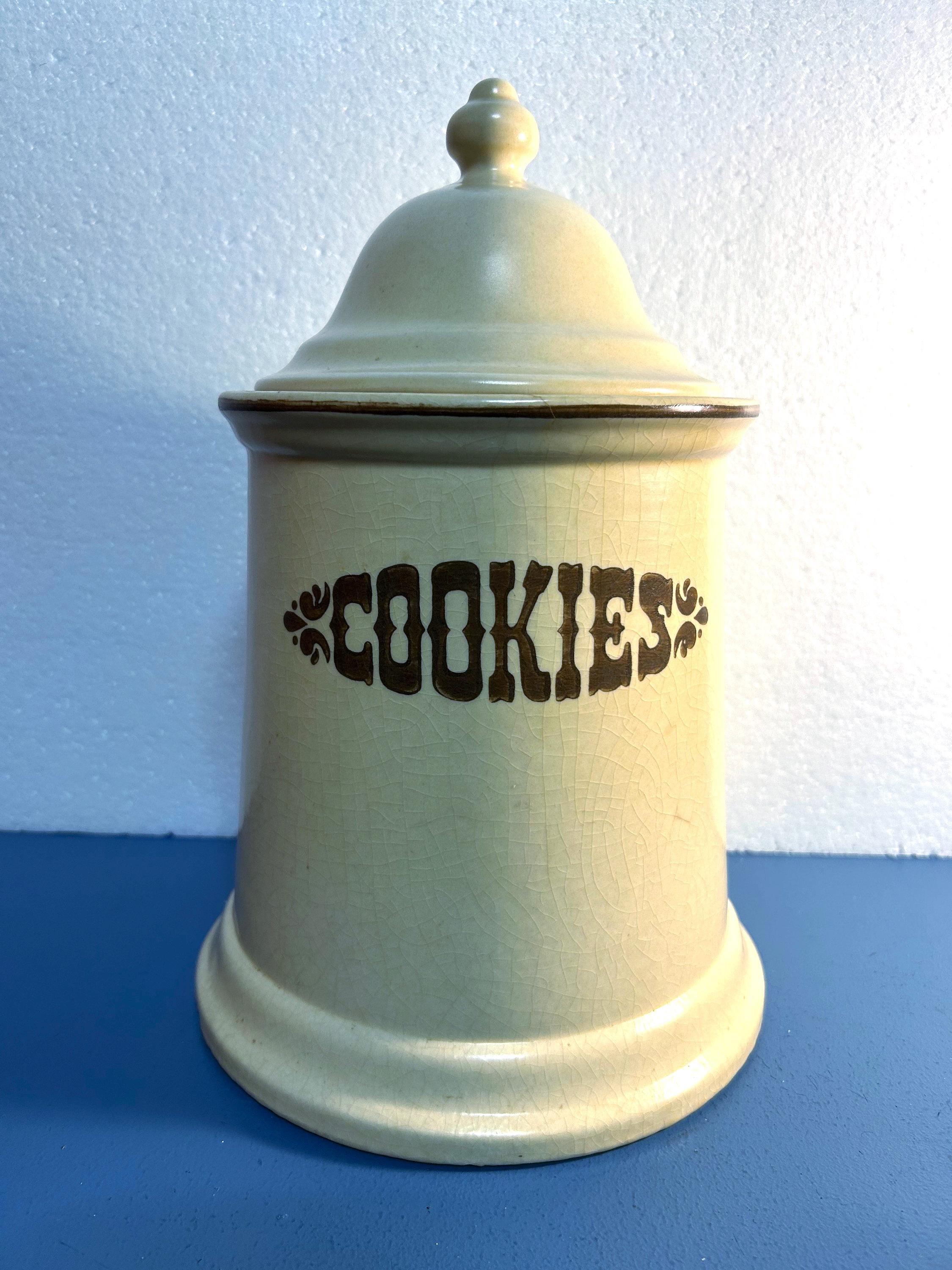 Vintage Cookie Jar by Pfaltzgraff W/lid - Etsy