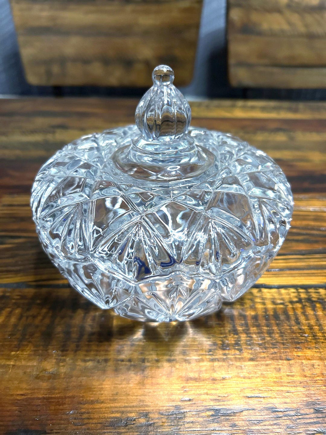 Mikasa Crystal Candy Dish