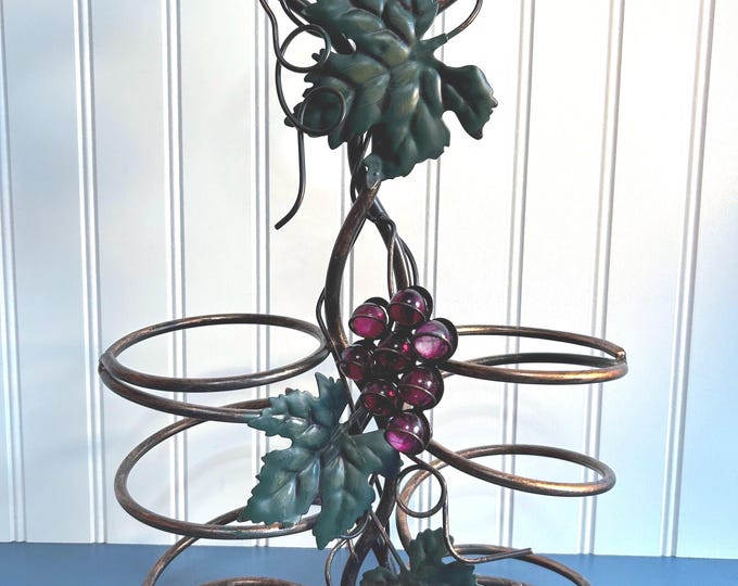 Vintage 2~ Bottle Grapevine Wine Rack~ 15” - Etsy