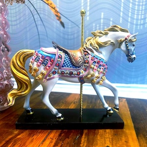 Coca Cola Carousel Horse - Etsy