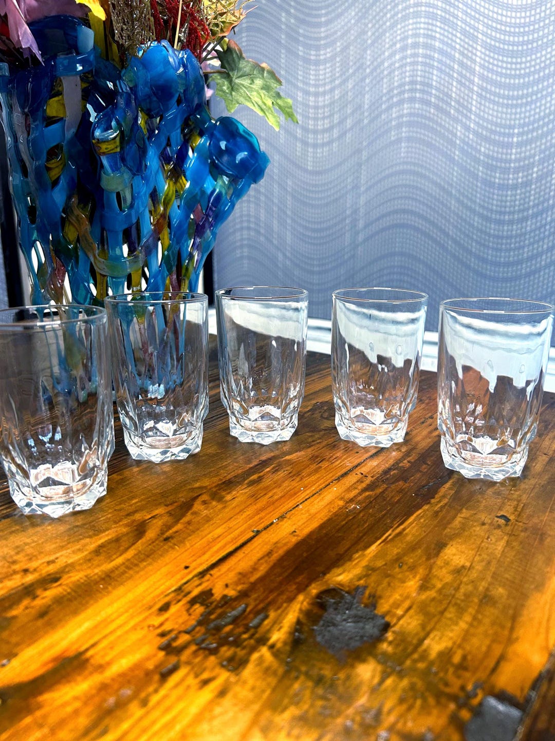 Vintage Arcoroc France Crystal Shot Glasses, Clear Small Drinking