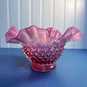 ヴィンテージ琥珀ガラス花瓶（透明ベース付き）～7インチ - Etsy 日本