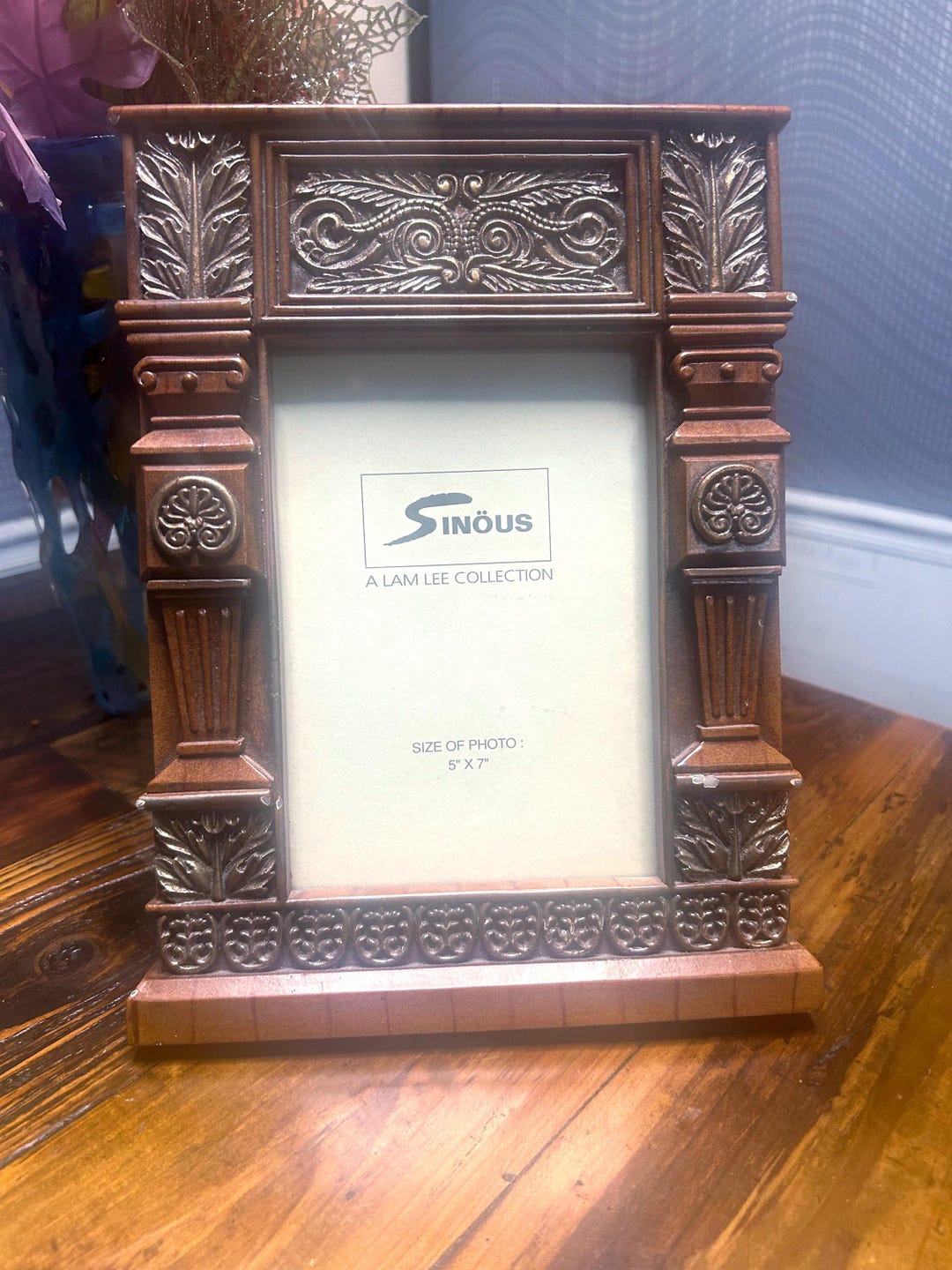 Vintage Sinous Resin Picture Frame, Lam Lee Collection, Hand Carved ...