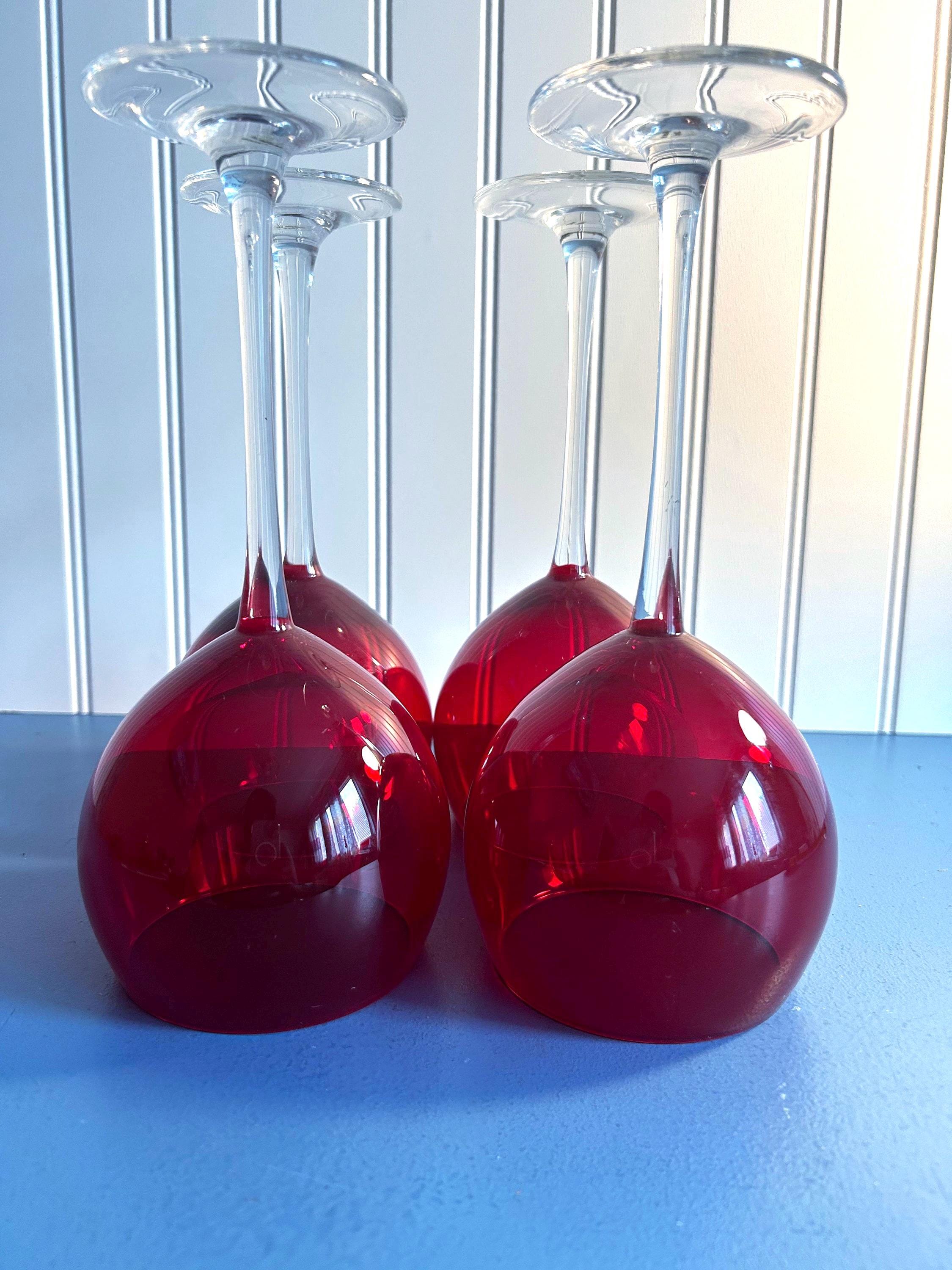 TABLE 12 19.25-Ounce Red Wine Glasses, Set of 6, Lead-Free Crystal