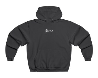 BLACK - Jolt Apparel Men's NUBLEND® Hooded Sweatshirt