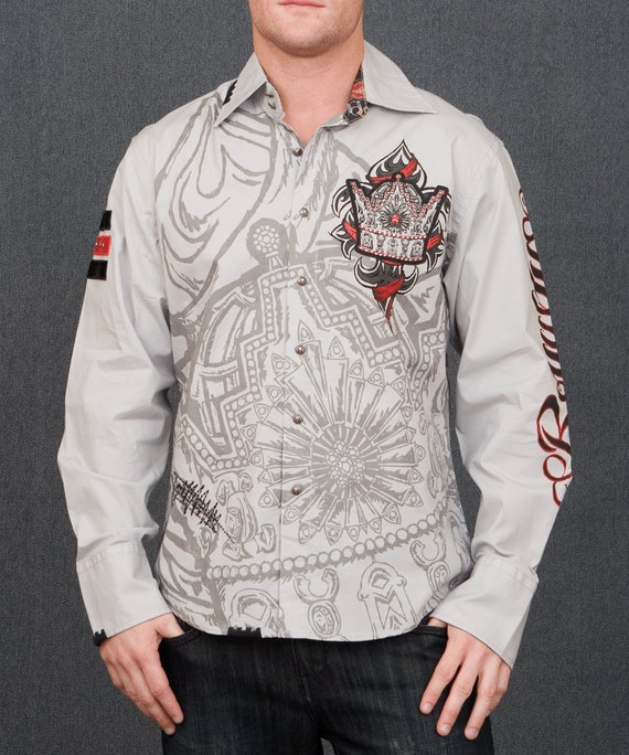 Rebel Spirit Long Sleeve Authentic Ed Hardy Christian Audigier Style Men Shirt Royal Life Style Modern Fashion Gift Brand New Official - Etsy UK Rebel Spirit Long Sleeve Authentic Ed Hardy Christian Audigier Style Men Shirt Royal Life Style Modern Fashion Gift Brand New Official - Etsy UK