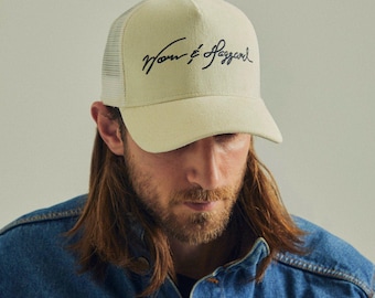 WORN & HAGGARD - Signature Ivory Trucker Hat
