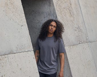 Mens Round Hem Athletic T-Shirt