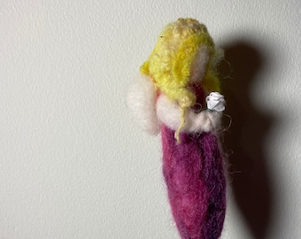 Sweet Dreams Rose Fairy Wool Doll - Waldorf Inspired