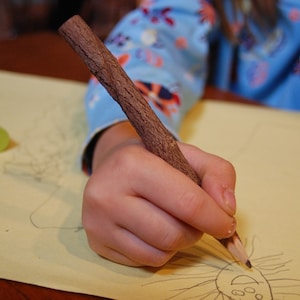Three Personalized Branch Pencils - STOCKING STUFFERS