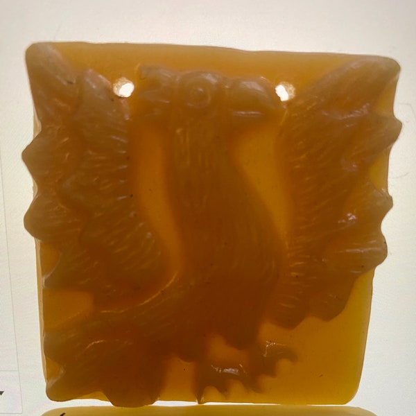 Two Phoenix Beeswax Ornaments