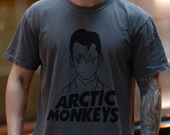 Arctic Monkeys T-Shirt auf Vintage Black Comfort Colors Premium T-Shirt