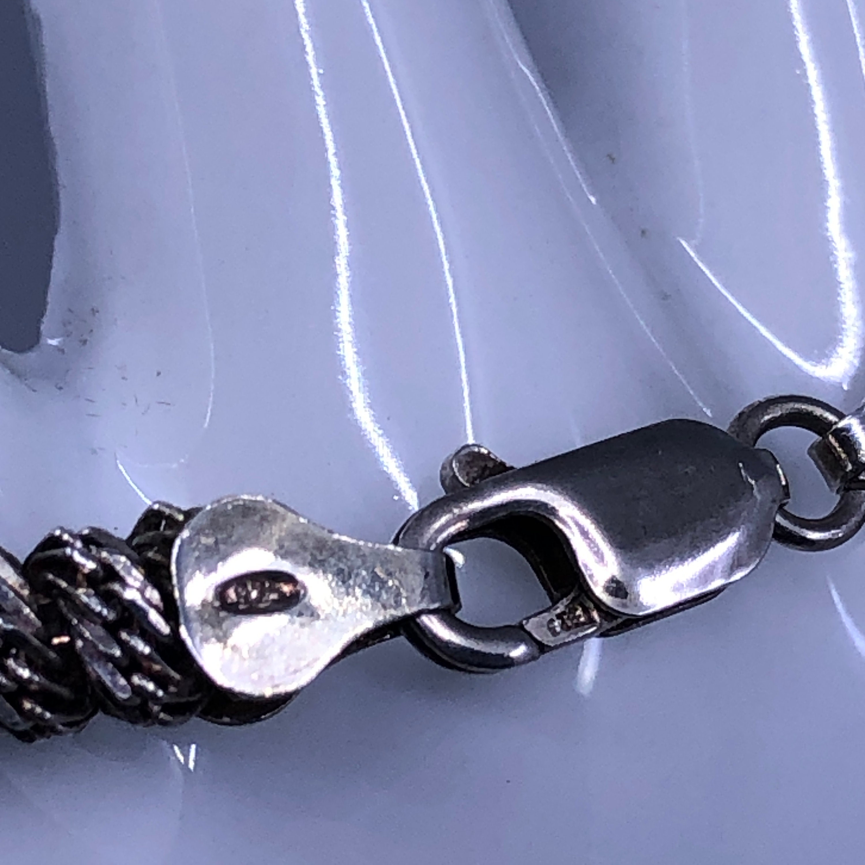 Vintage Sterling Rope Twist Bracelet Italy Etsy