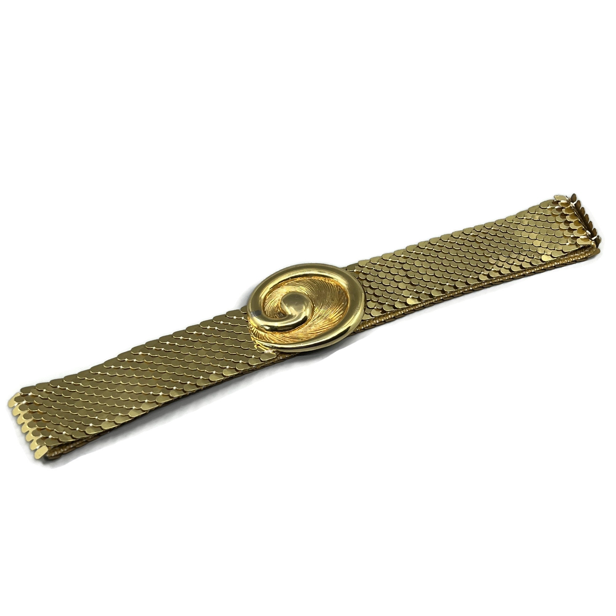 Vintage Metal Mesh Futuristic Belt | eBay