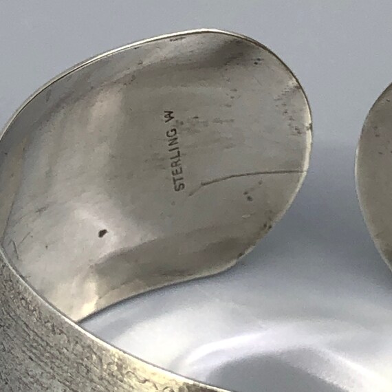 Sterling Silver Southwest Style Small Cuff Bracel… - image 3