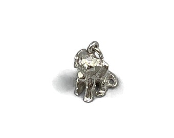 Vintage Sterling Silver Puppy Dog Charm RJL