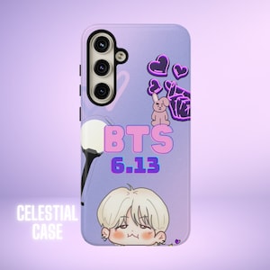 BTS Purple  Cute Tough Case, Army Bomb, K-Pop Fan Gift, Protective Cover, Purple Aesthetic, Bangtan Boys Merch, iPhone Samsung Galaxy