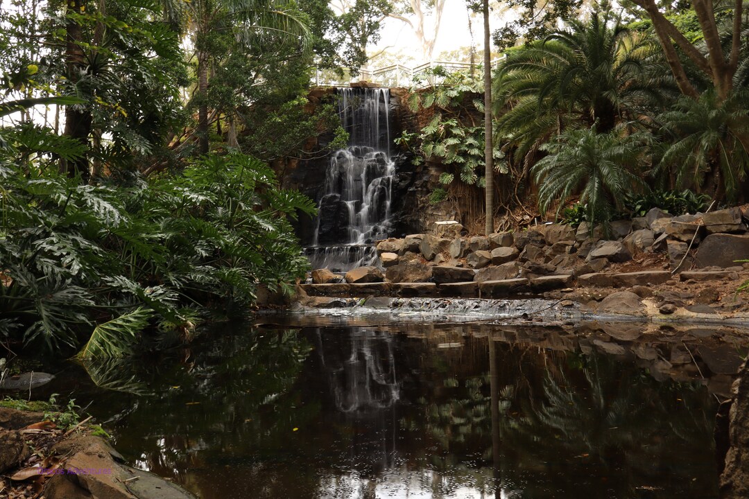 Waterfall at Picnic Point Photo Printable Wall Art - Etsy