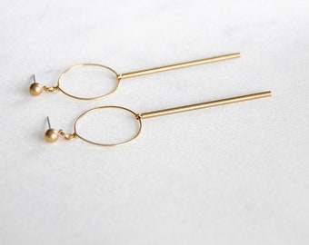 Small Stick Dangles | Dainty and Minimal Everyday Earrings