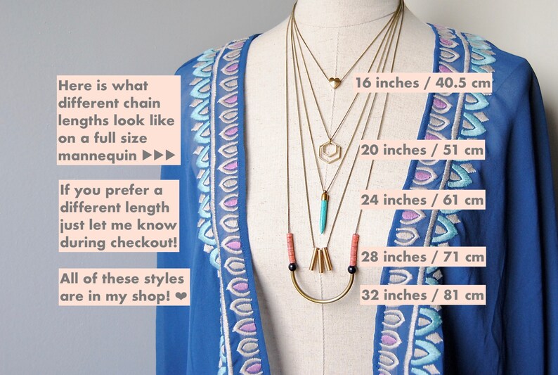 Howlite Spikes Necklace Geometric Statement Jewelry Boho Turquoise Necklace Modern Southwest Style Pendant image 7