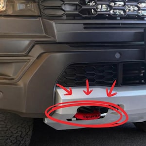 NextGen Ford Ranger Raptor Abdeckung für Abschlepphaken vorne Runde Haken X2 (Paar)