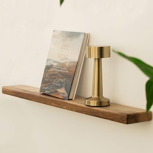 Étagères flottantes, Décoration murale, Étagères à livres, Étagère Live Edge, Présentoir, Décoration murale en bois, Étagère flottante, Meubles faits main