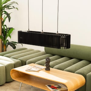 Black Stylish Lighting, Chandelier Lighting, Dining Room Light Fixture, Ceiling Light, Wood Chandelier, Lighting Chandelier, Pendant Light