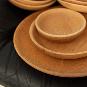 Wooden Bowl, Wood Bowl, Salad Bowl, Housewarming Gift, Kitchen Gift, Carved Wooden Bowl, Handmade Wooden Kitchenware, Wooden Serving Bowl