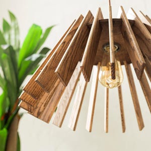 Chandelier Lighting, Pendant Light, Wood Ceiling Lamp, Wooden Ceiling Light, Geometric Lamp, Dining Light, Pendant light wood, Modern light