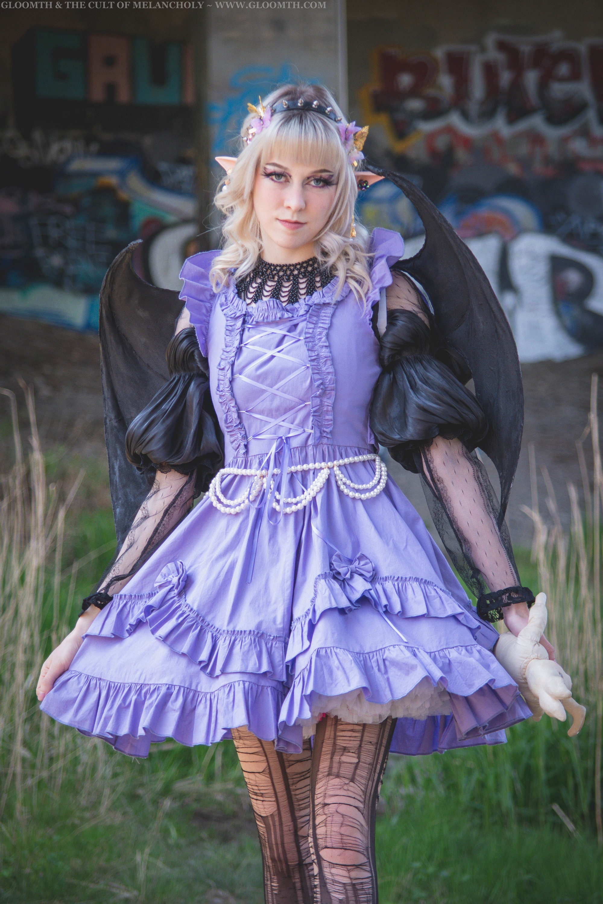 Lavender lolita dress hot sale