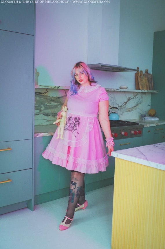 「sweet tears」ジャンパースカート　ピンク　ＳＭＬ クラロリ ゴスロリ sweet tears」ジャンパースカートピンクSML クラロリ ゴスロリ