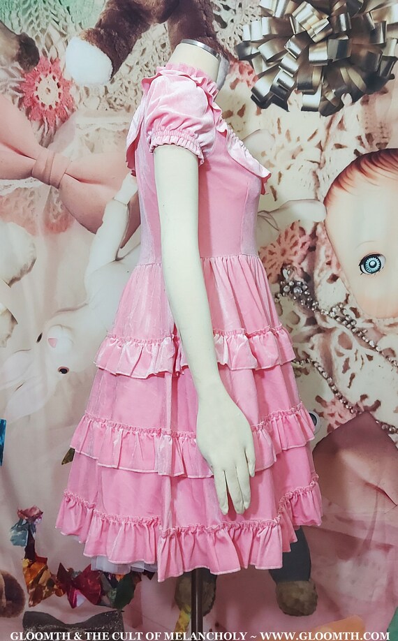 Gloomth Cupidon Robe gothique lolita en velours rose pastel tailles S a 5XL Etsy Canada