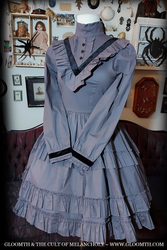Grey top lolita dress