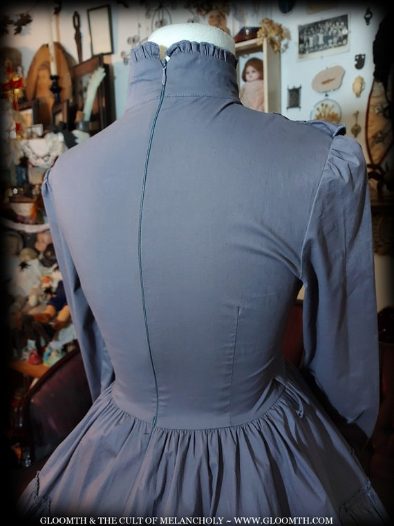 Ghost blue velvet dress discount