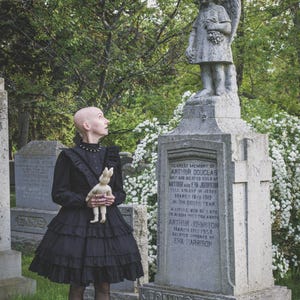 Gloomth Gothic Victorian Mourning Dress Sizes S to 6XL Available In Stock